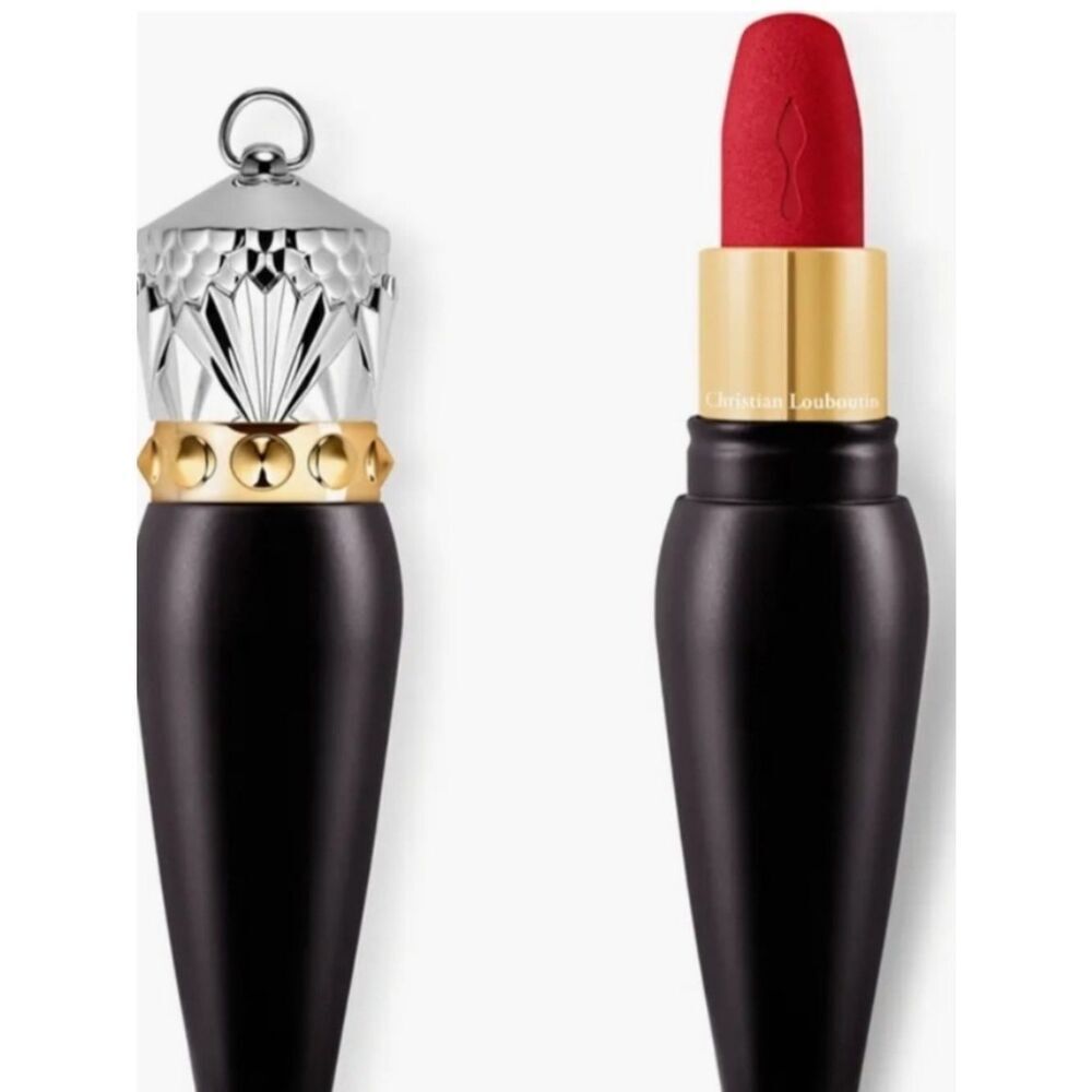 NEW Christian Louboutin Velvet Matte Lip Colour in Red Dramadouce 005M